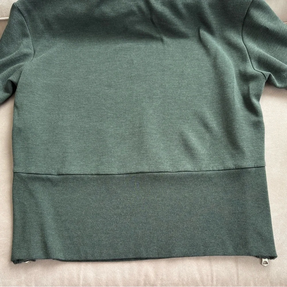Varley Lowry Sweat doublesoft sweatshirt olive marl green like new large - Picture 11 of 14